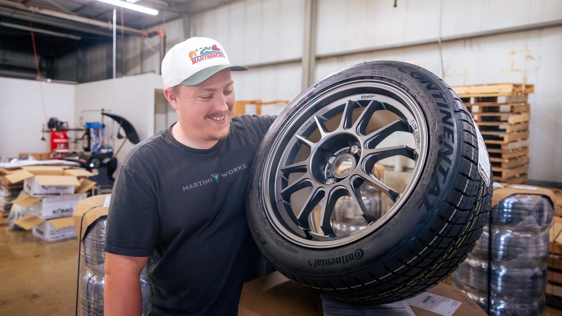 Wheel and tire package from the MartiniWorks inventory